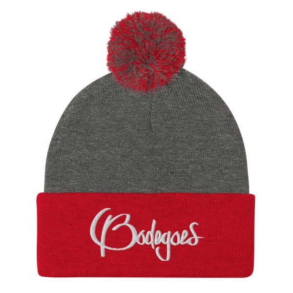 Bodegoes Script Pom-Pom Toque